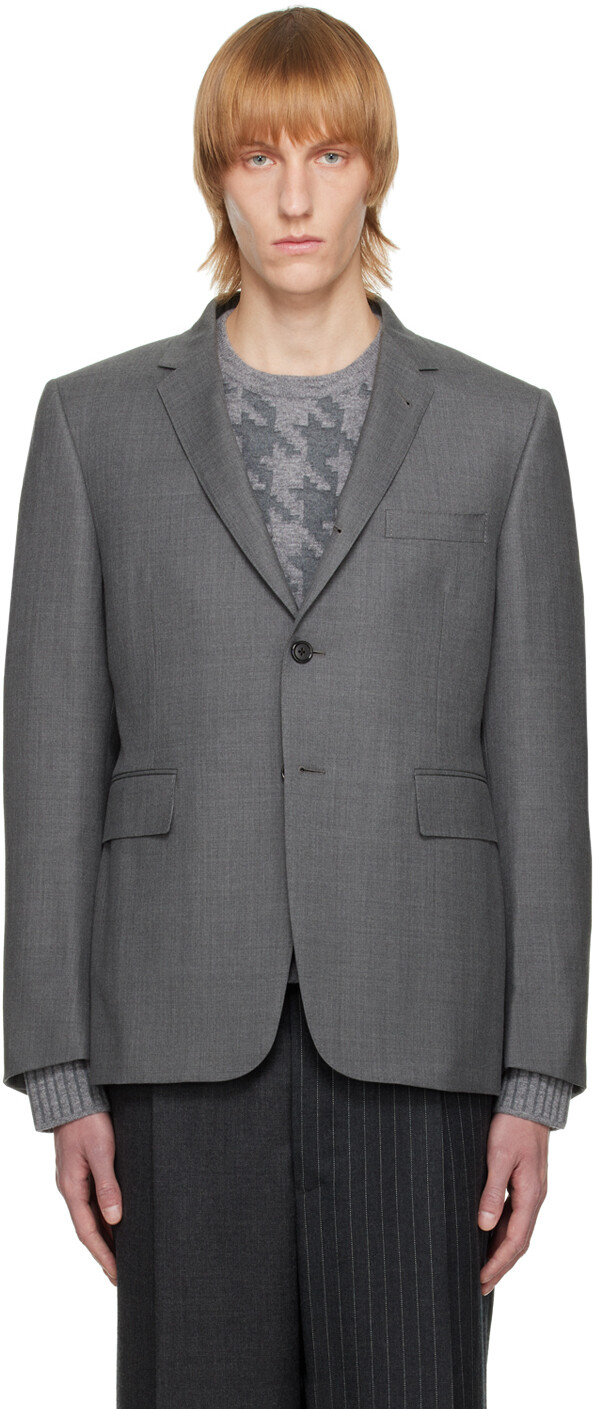 

Серый костюм Super 120s Thom Browne