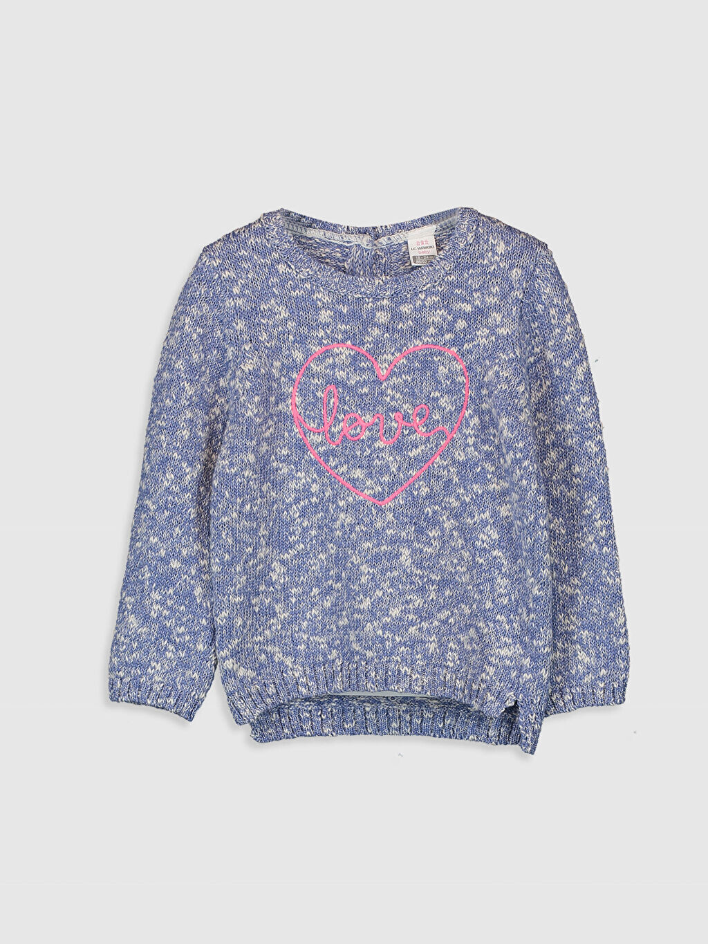 

Свитер для девочки с круглым вырезом LCW Baby