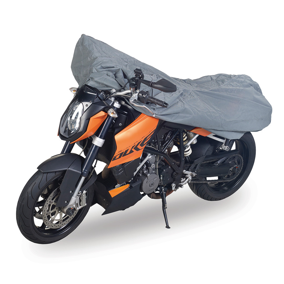 Чехол для мотоцикла Booster Indoor водонепроницаемый, серый чехол для мотоцикла herobiker универсальный всесезонный водонепроницаемый пыленепроницаемый чехол с уф защитой для мотоцикла или скутера син
