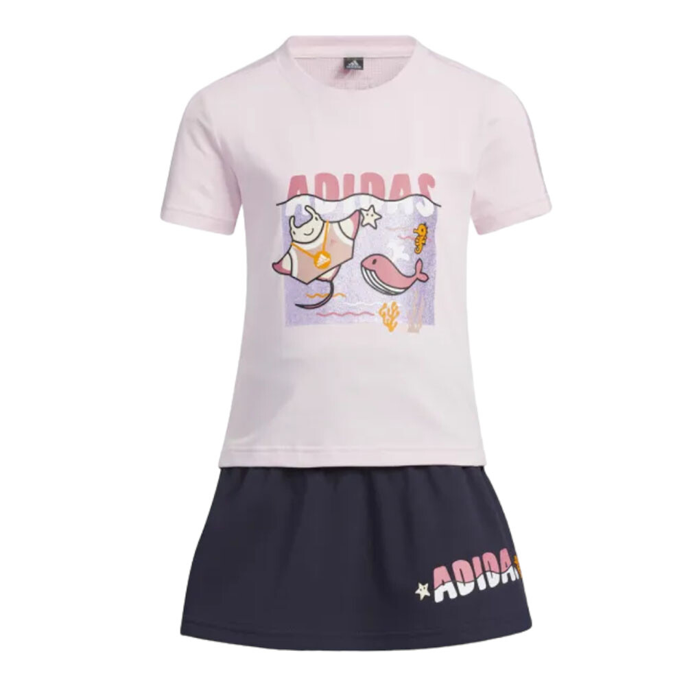 

Спортивный костюм Adidas Kids, розовый/синий