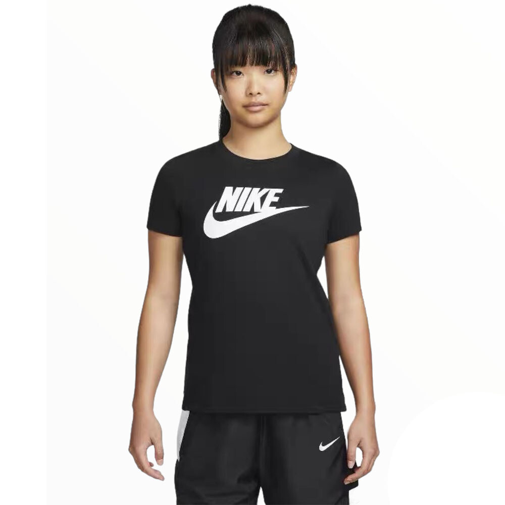 

Футболка Nike Sports Round Neck Casual Alphabet Printing Short Sleeve, черный