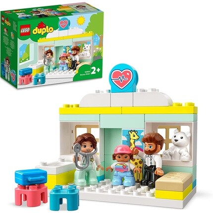 

Конструктор развивающий Lego 10968 Duplo визит к врачу, игрушка от 2 лет