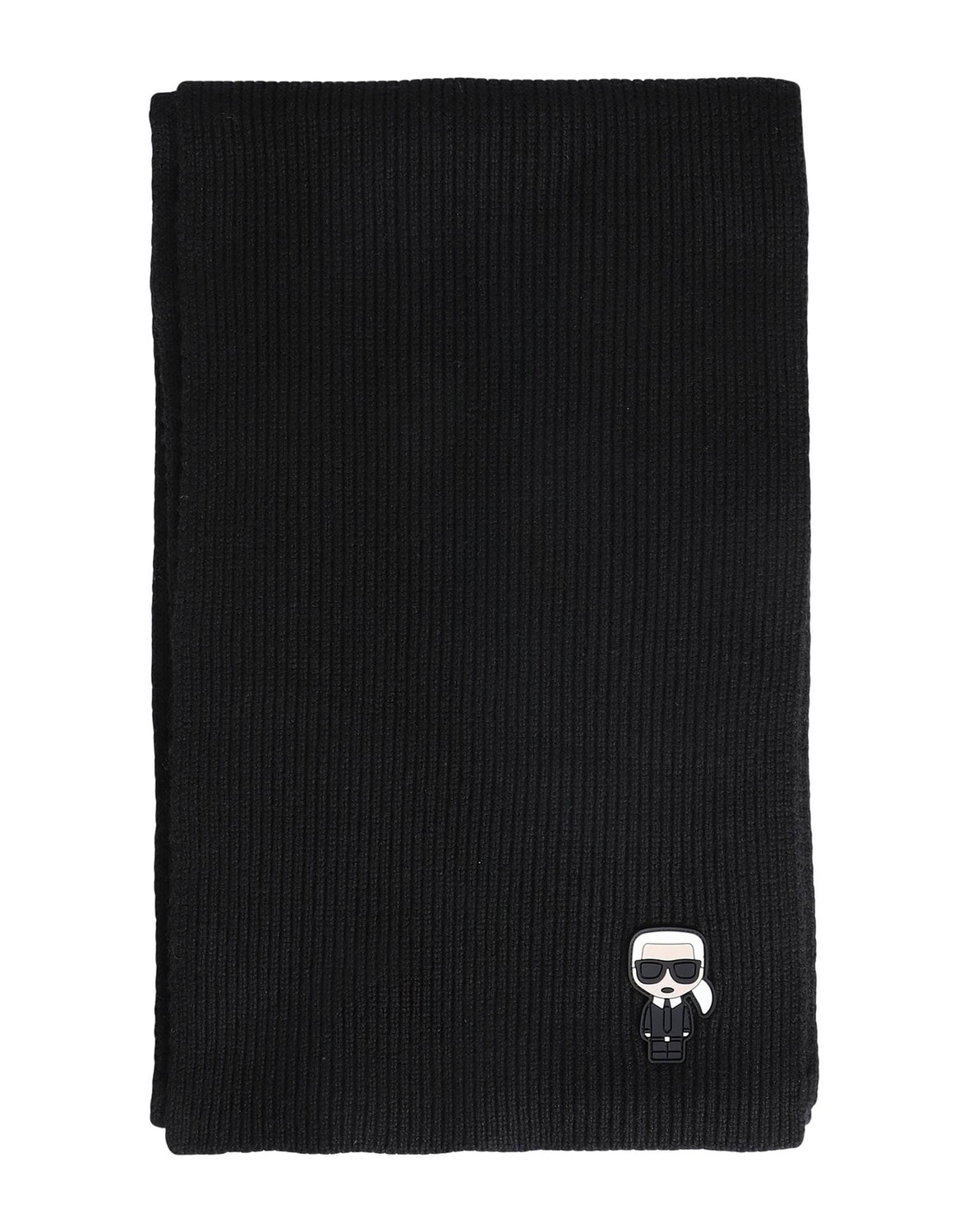 

Шарф Karl Lagerfeld K/ikonik Patch Knit, черный