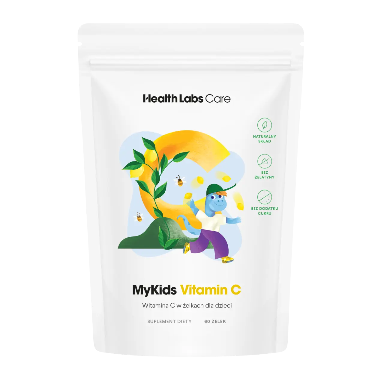 

Health Labs Care MyKids Vitamin C пищевая добавка веган витамин С в жевательных конфетах для детей, 60 шт./1 упак.