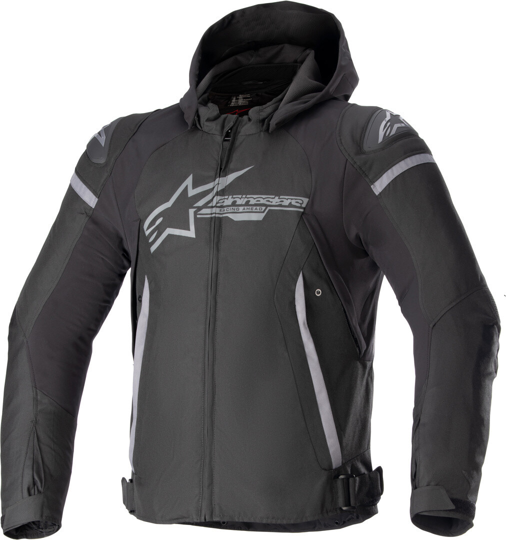 

Водонепроницаемая мотоциклетная текстильная куртка Alpinestars Zaca, черный/серый