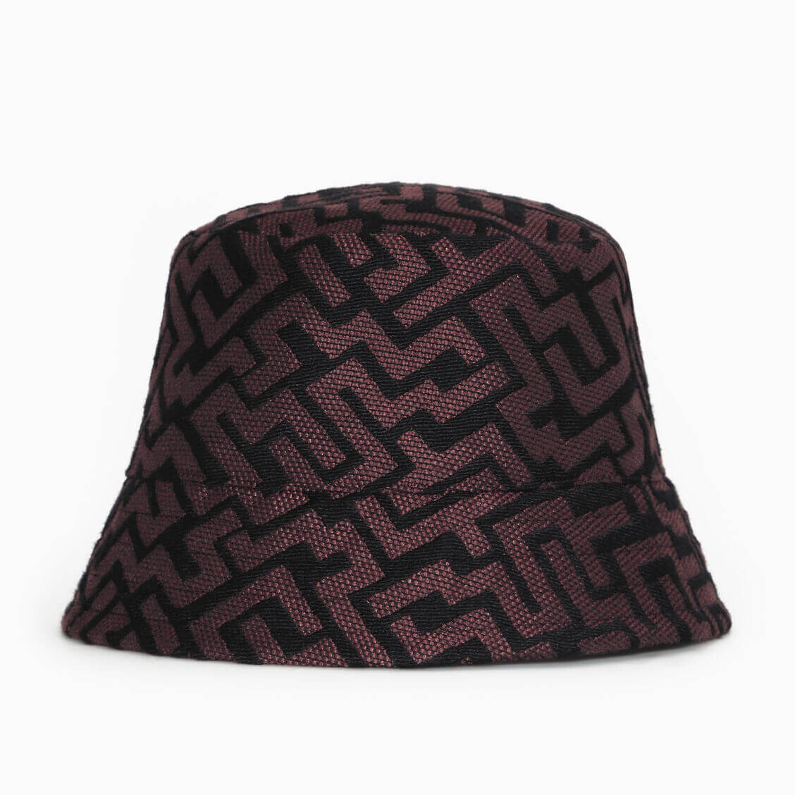 

Шляпа COS Reversible Geometric-Jacquard Bucket, коричневый/черный