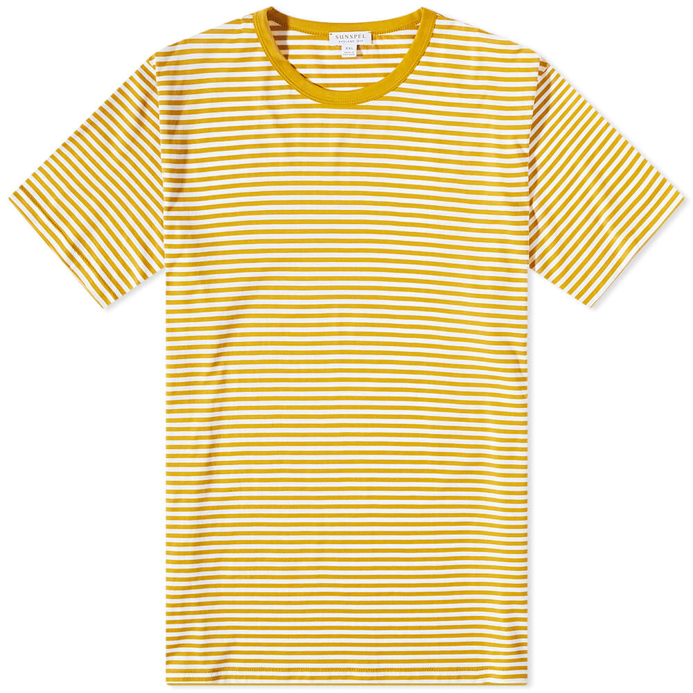 

Футболка Sunspel Classic Crew Neck Tee, Желтый