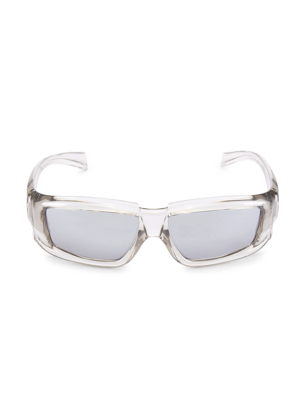 Прямоугольные солнцезащитные очки Rick 55MM Rick Owens, серебряный
