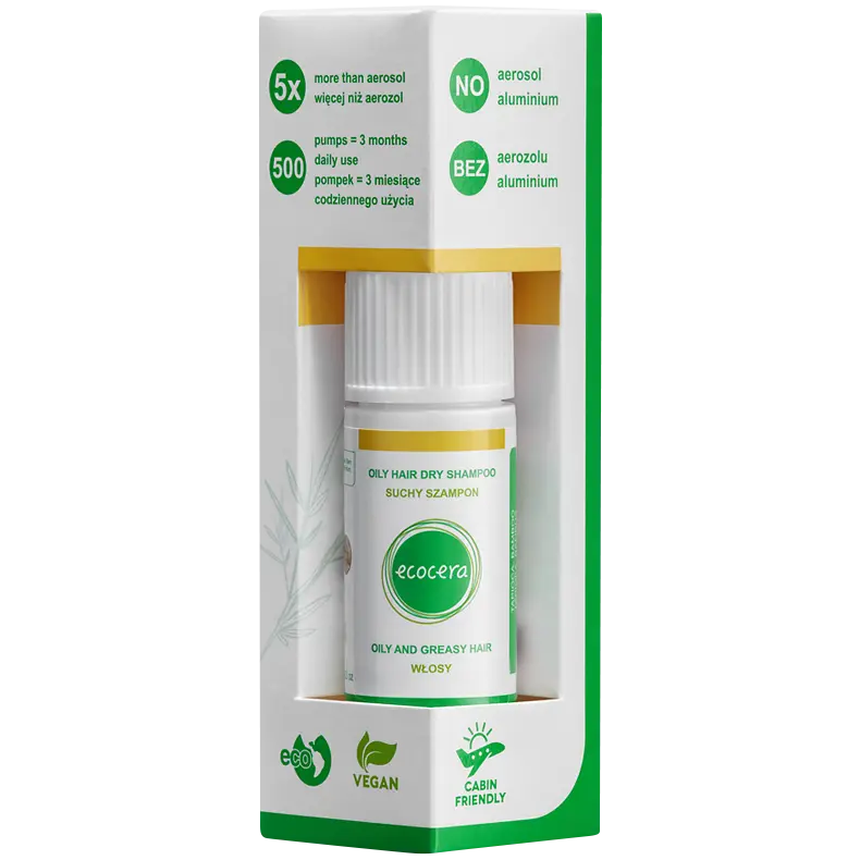 

Ecocera Oily Hair сухой шампунь для волос, 15 г