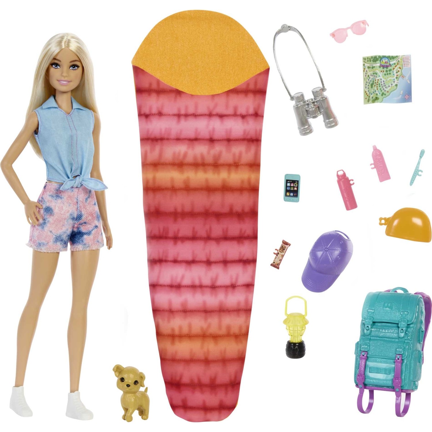 набор barbie с одеждой crayola 29 см fph90 Игровой набор Barbie Кемпинг