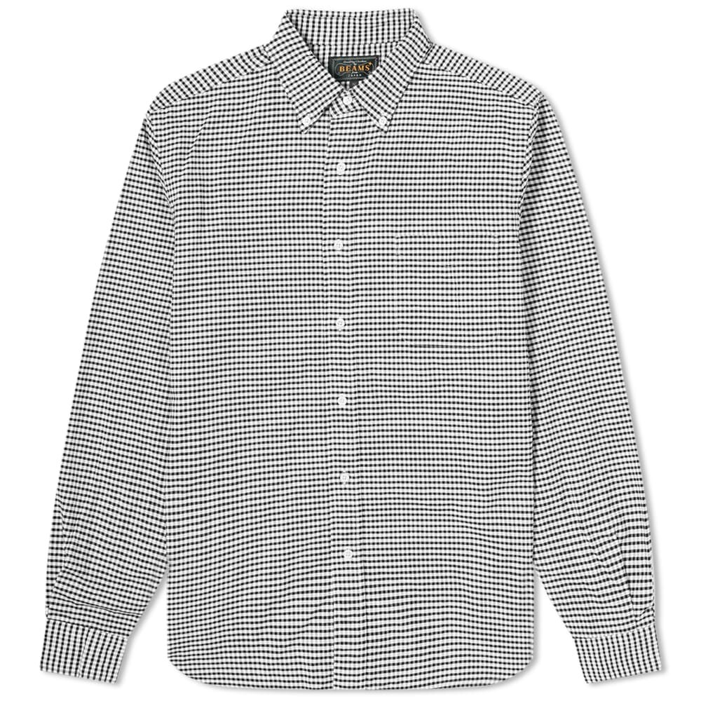 

Рубашка Beams Plus Button Down Oxford Gingham Shirt