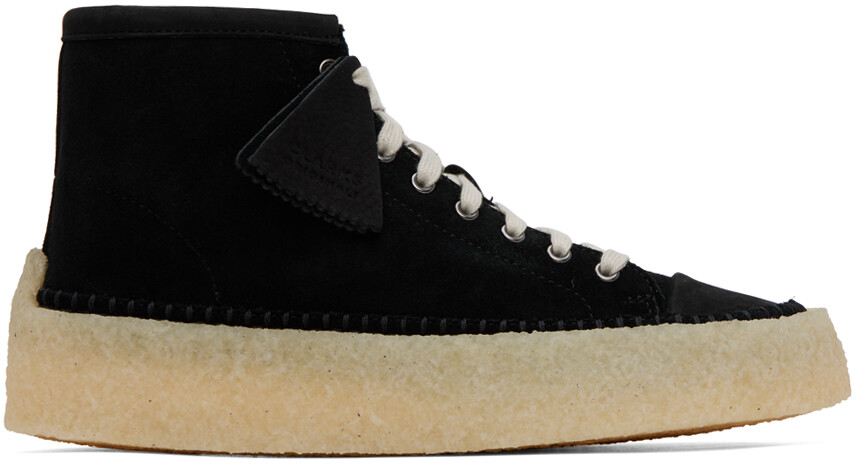 

Черные ботинки пустыни каравана Clarks Originals, Черный