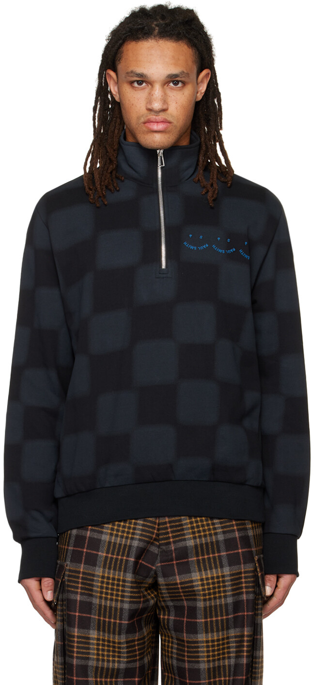 

Черный свитшот Happy PS by Paul Smith
