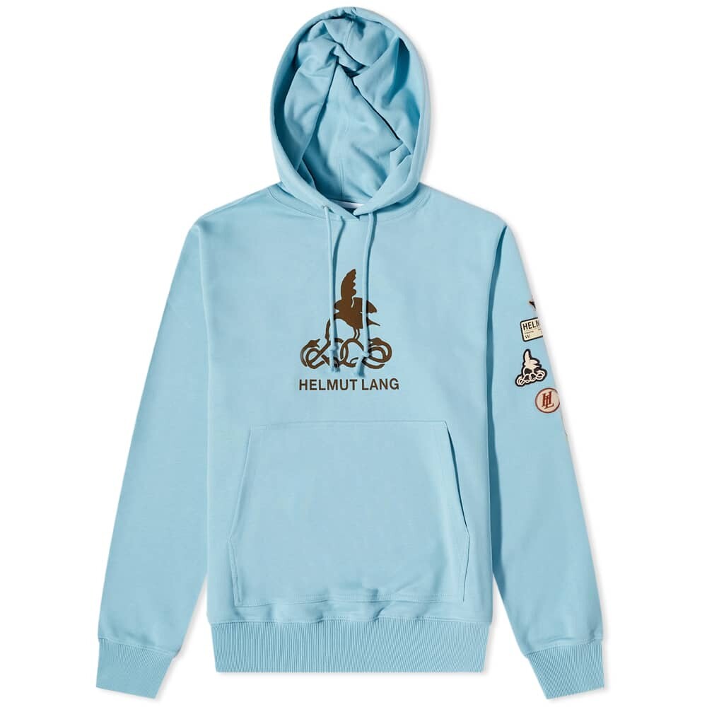 

Толстовка Helmut Lang Societas Popover Hoody, Синий