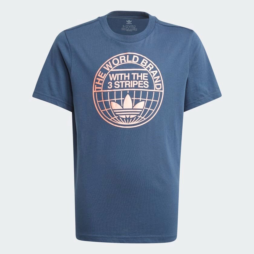 

Футболка Adidas Originals Graphic Print, синий/белый