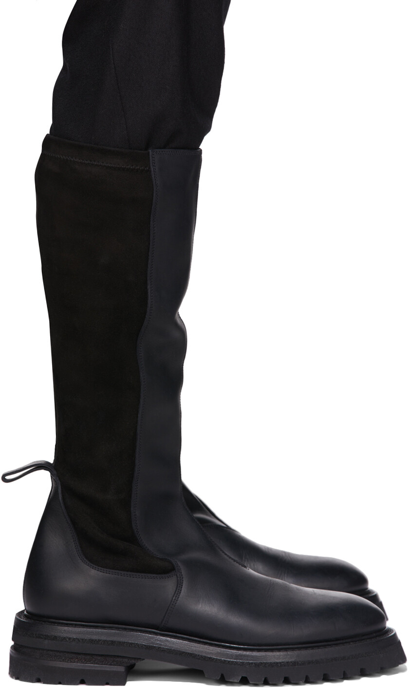 

Высокие сапоги SSENSE Exclusive Black Lancer ADYAR