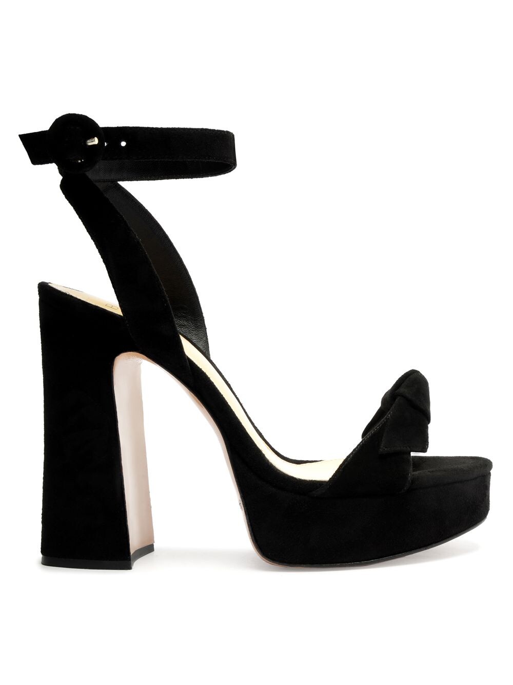 

Замшевые сандалии на платформе Clarita Curve Alexandre Birman, черный