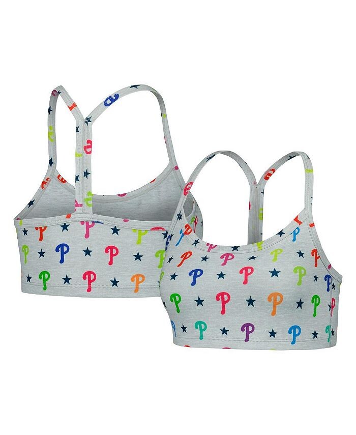 

Женский серый бюстгальтер Philadelphia Phillies TLC Rainbow Terez, серый
