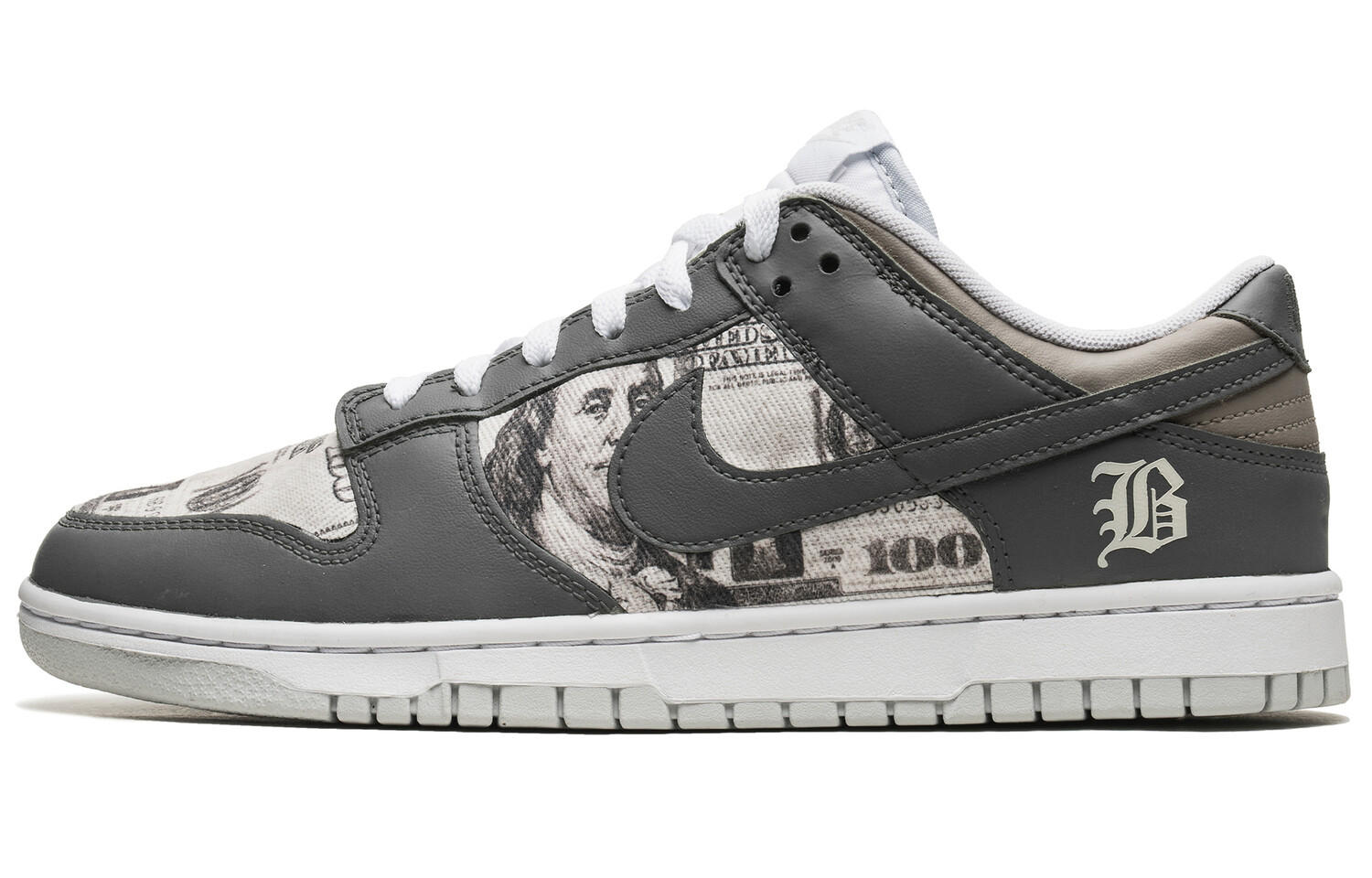 

Кроссовки Nike Dunk Skateboarding Shoes Men Low-top White/black/brown, коричневый