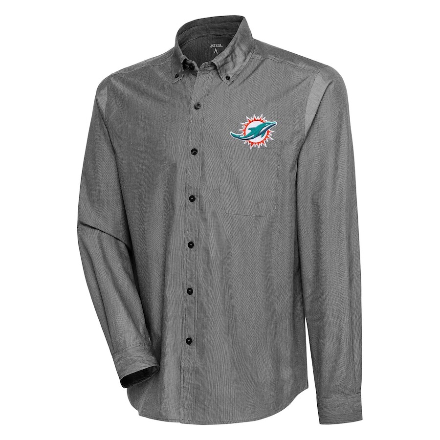 

Рубашка Antigua Miami Dolphins, черный
