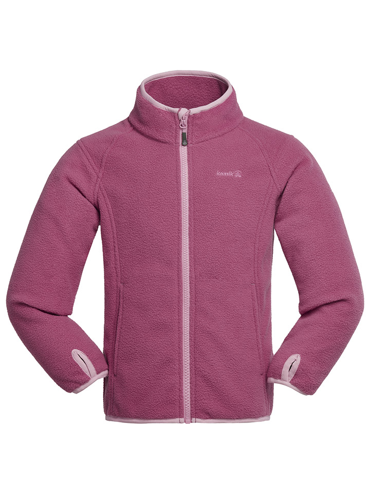 Флисовая куртка Kamik Linnea, розовый флисовая куртка strickfleece kamik цвет water leau