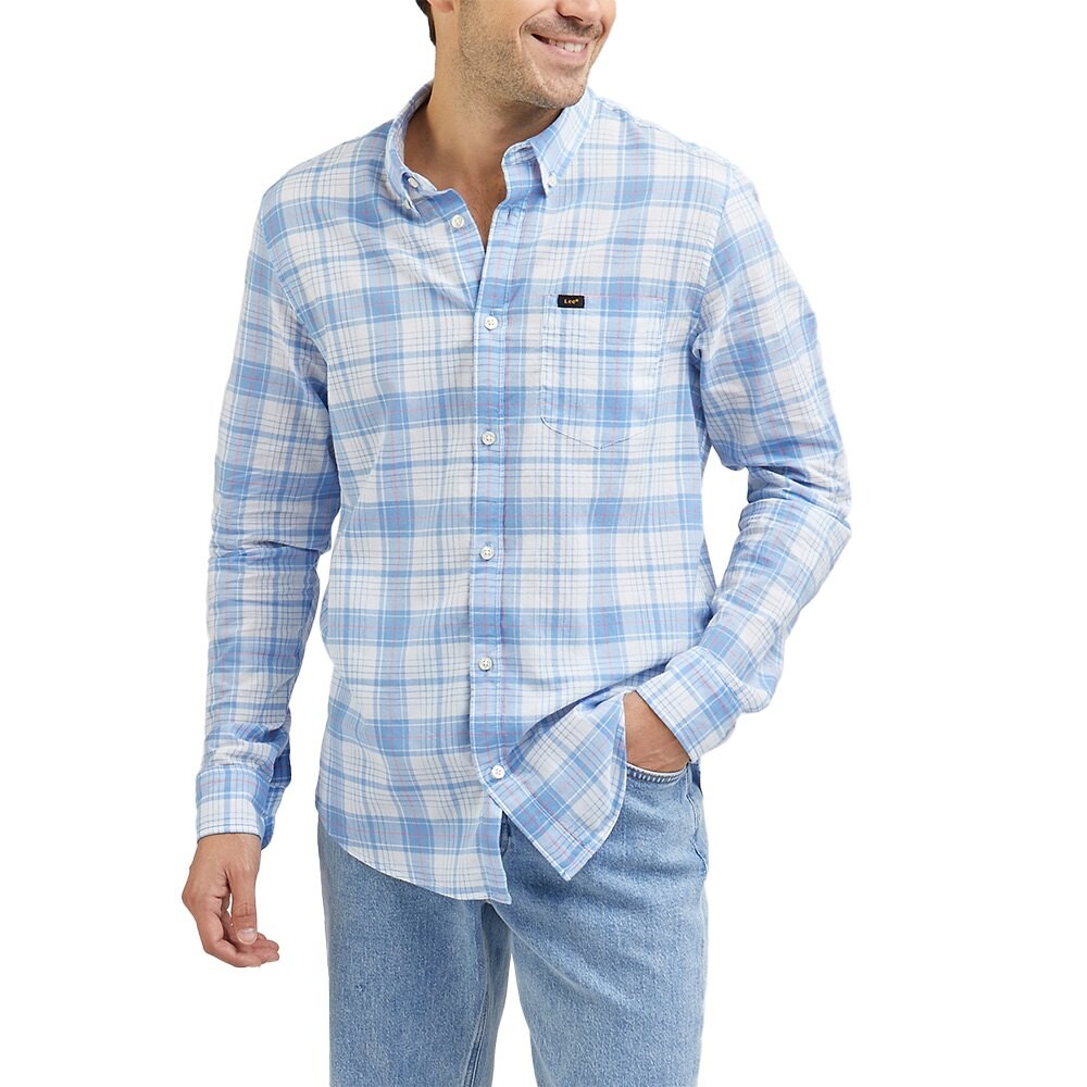 

Рубашка с длинным рукавом Lee L880BAA29 Button Down, синий