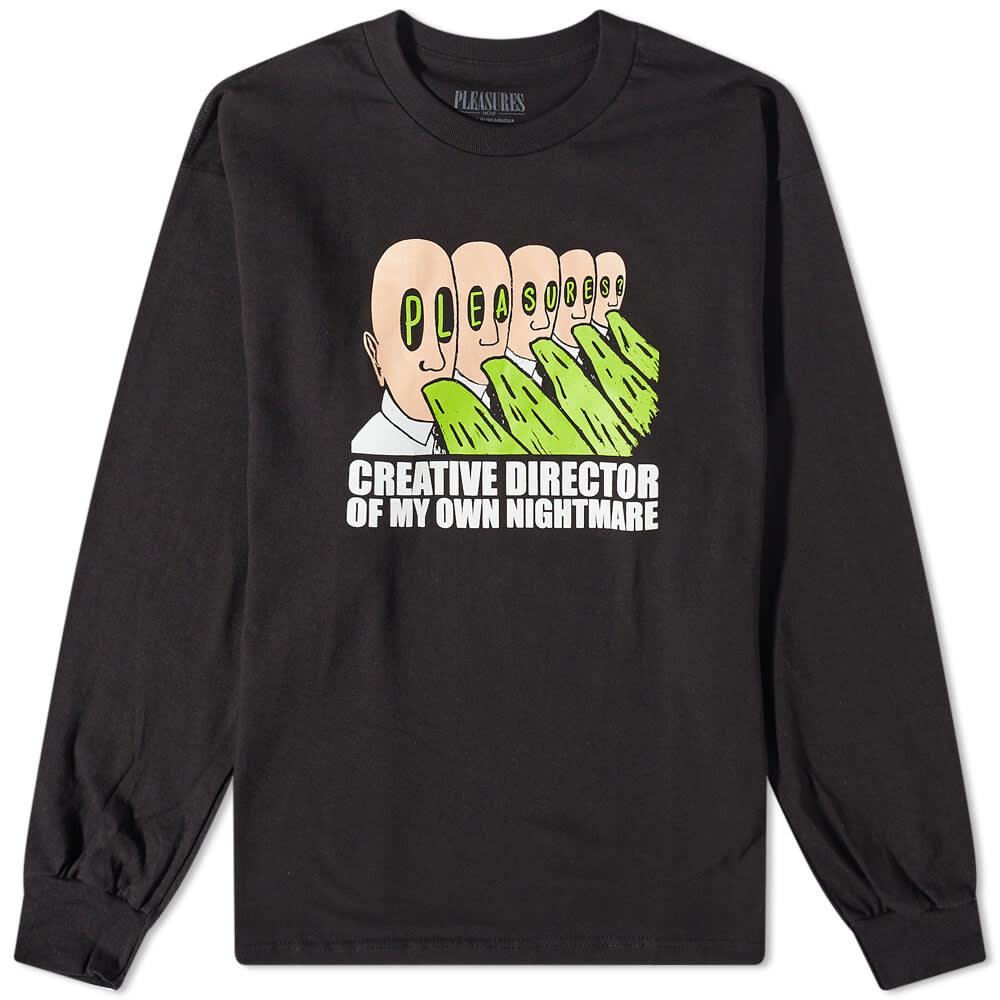 

Футболка Pleasures Long Sleeve Vomit Tee, Серый