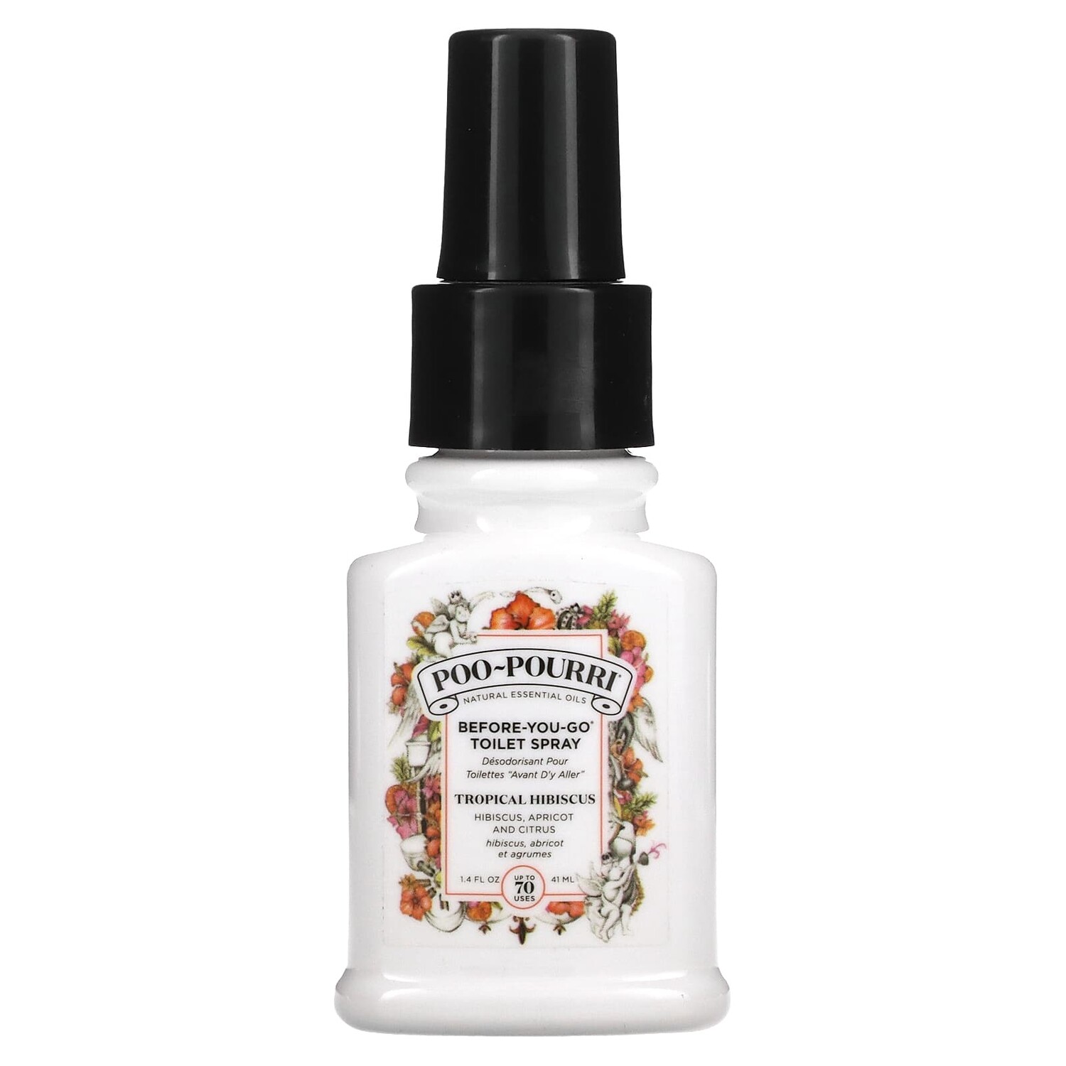 

Спрей для туалета Before-You-Go, тропический гибискус, 41 мл (1,4 жидк. Унции) Poo-Pourri