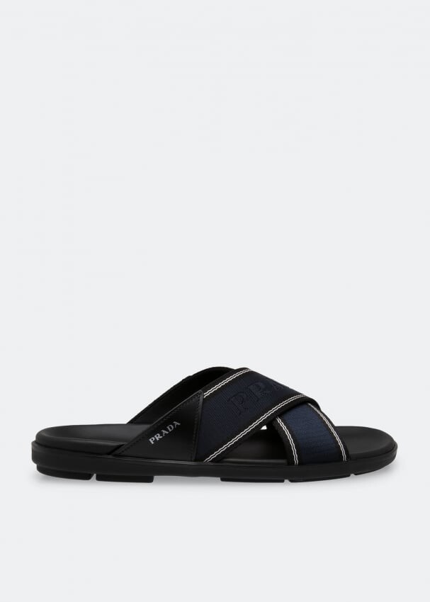 

Сандалии PRADA Cross-over sandals, синий