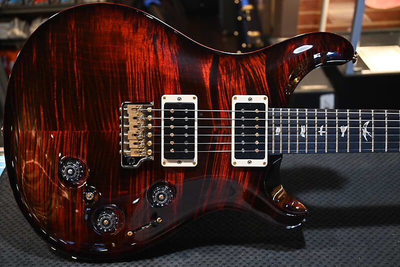 

PRS Custom 24 Piezo 10-Top Fire Smokeburst #2226