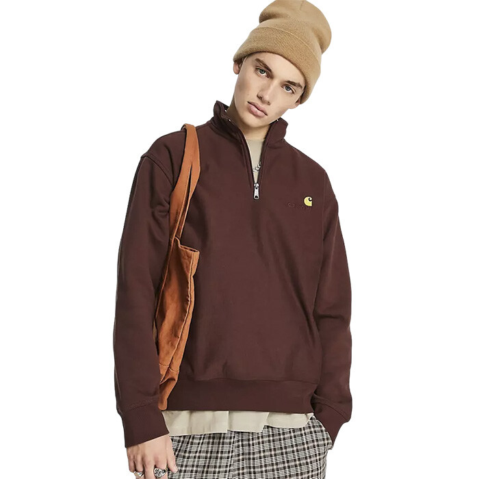 

Свитшот Carhartt WIP, коричневый
