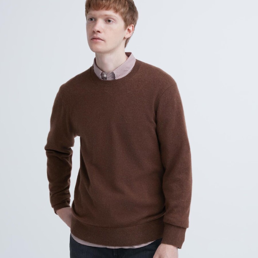 

Джемпер Uniqlo Cashmere, коричневый