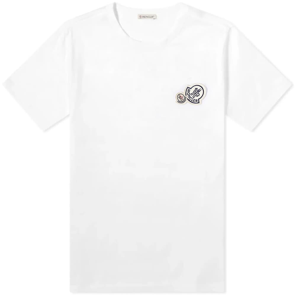 

Футболка Moncler Double Badge Tee, Коричневый