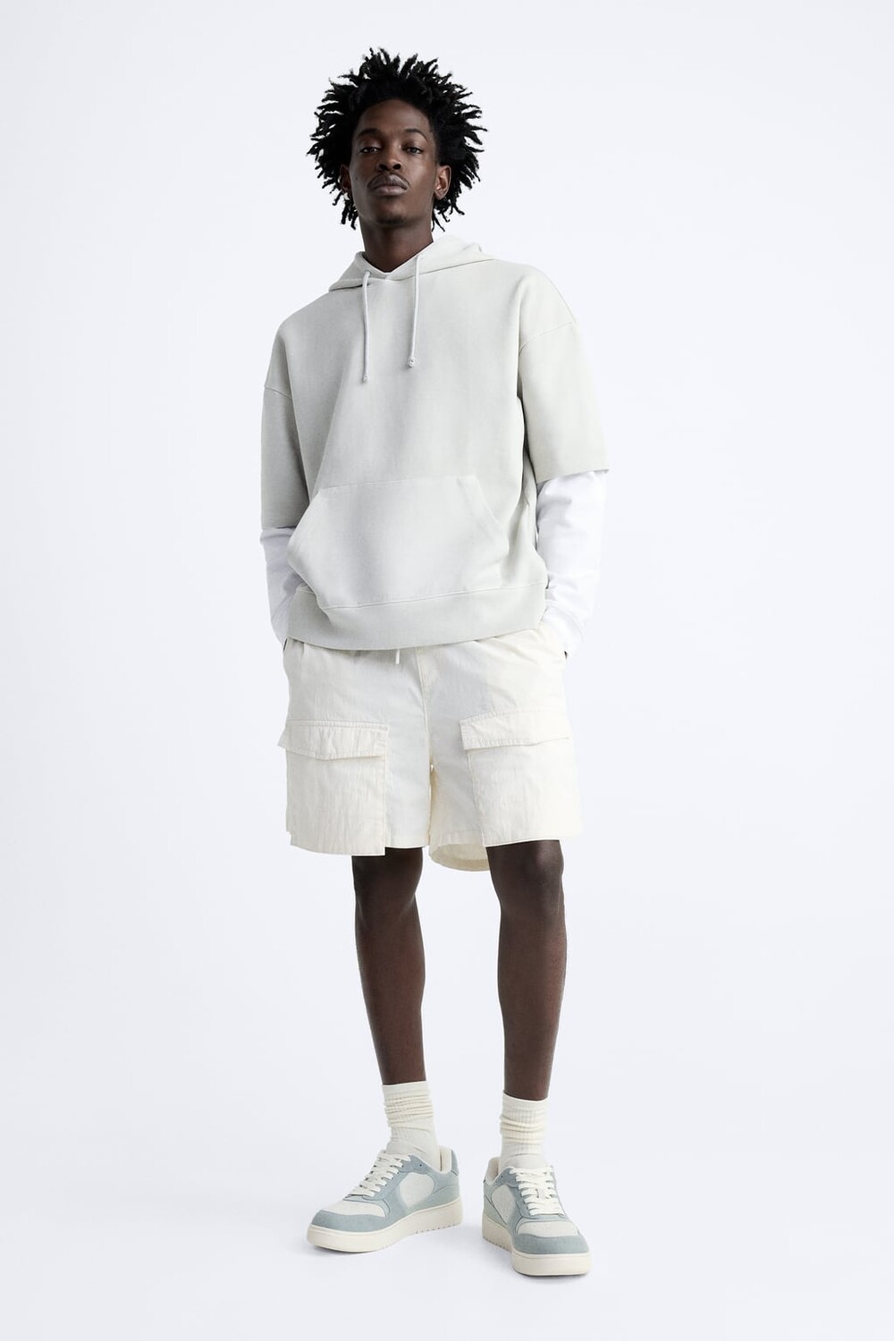 

Джинсовые кроссовки ZARA, синий