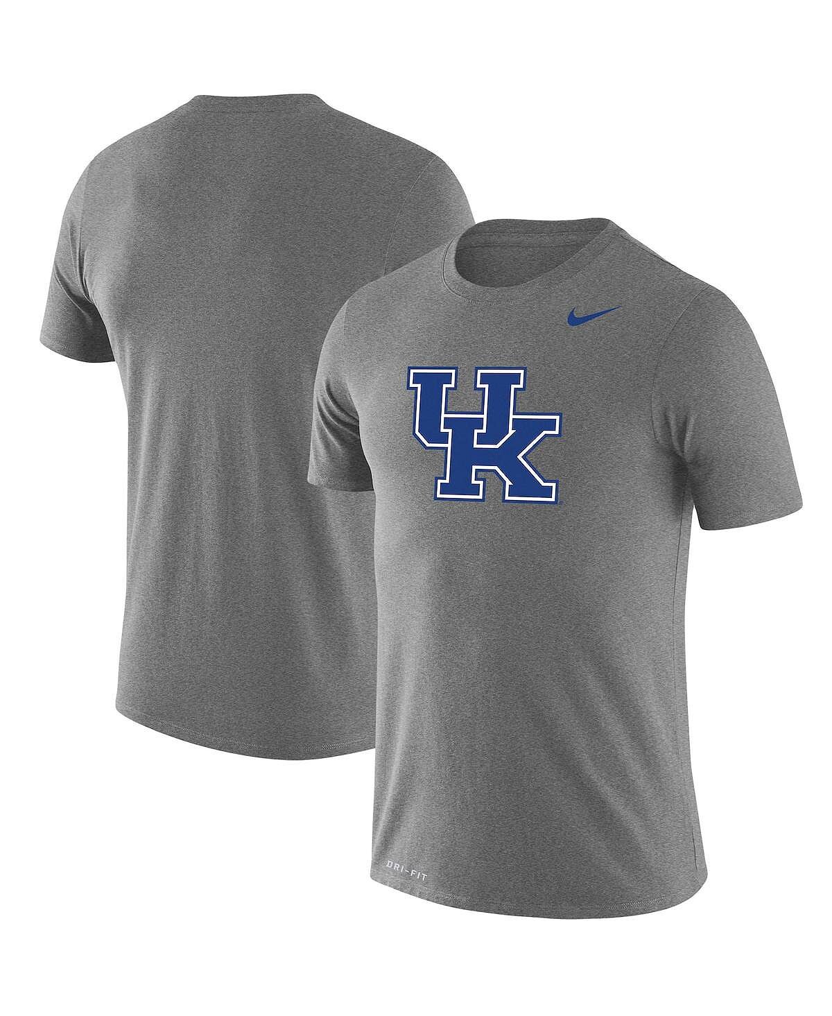 

Мужская футболка kentucky wildcats school с логотипом legend performance в меланжевом цвете серого цвета Nike, мульти