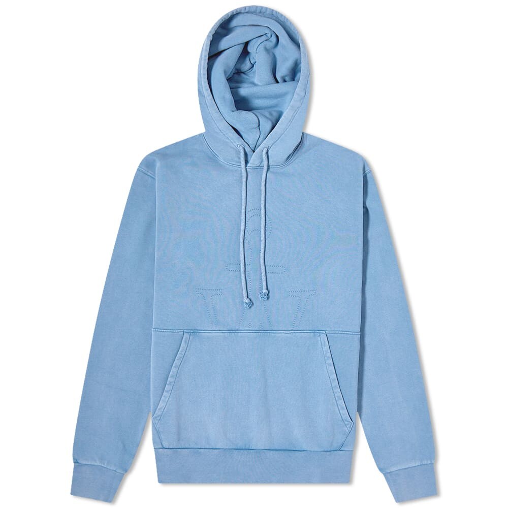 

Толстовка JW Anderson Embroidered Logo Hoody, Синий