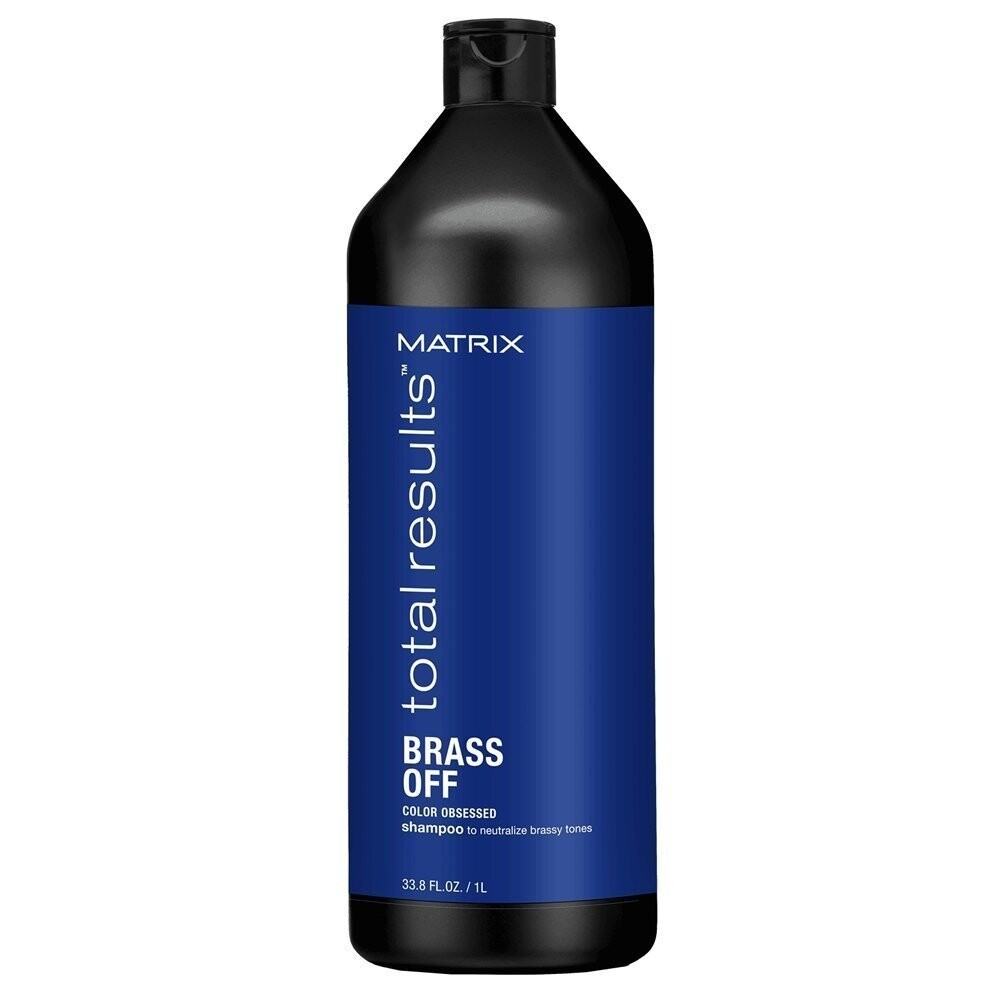 

Matrix Total Results Brass Off Shampoo Шампунь нейтрализующий краску для волос 1000мл