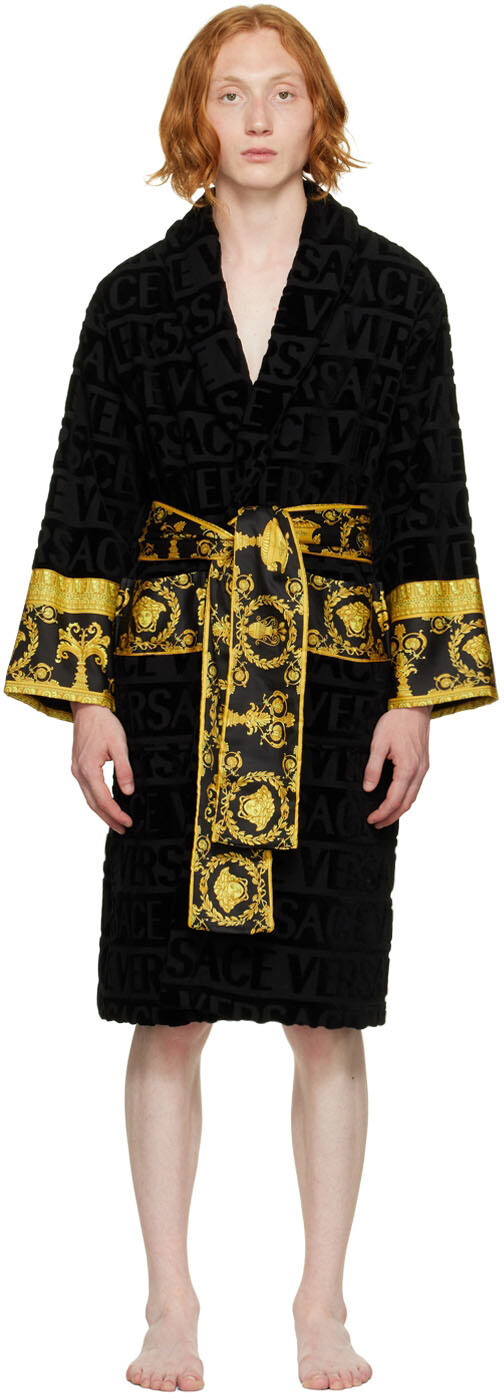 

Черный халат I Heart Baroque Versace