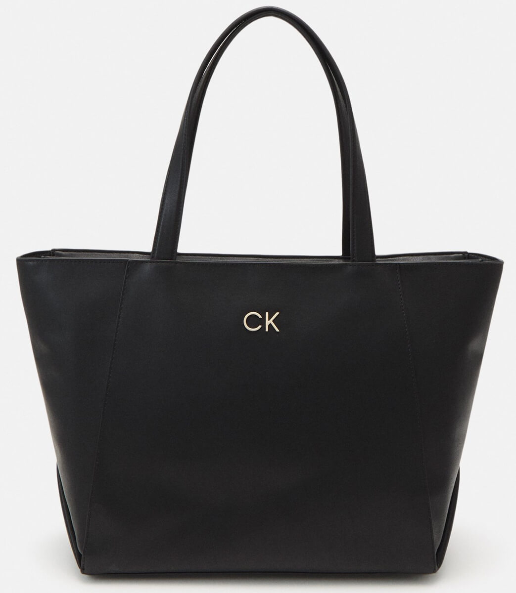 цена Сумка Calvin Klein Re-Lock Seasonal Shopper LG, черный