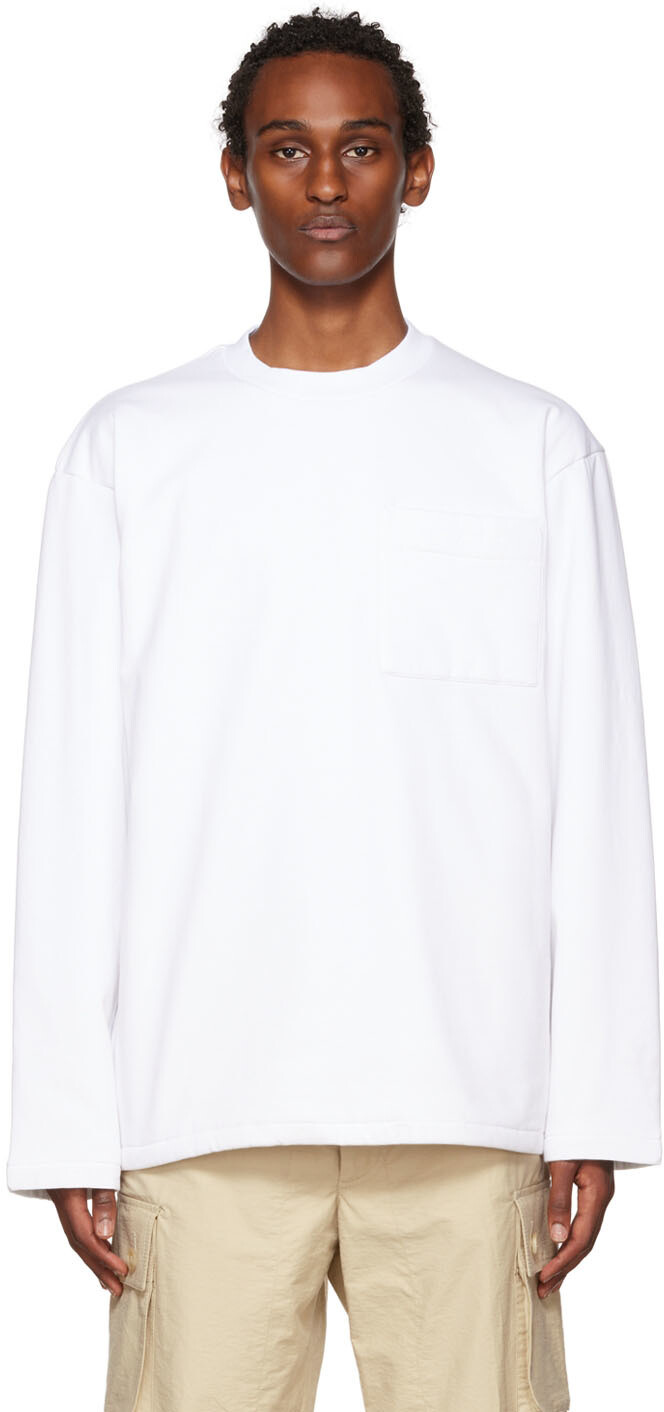 

Белая футболка с длинным рукавом 'Le T-Shirt Bricciola' Jacquemus
