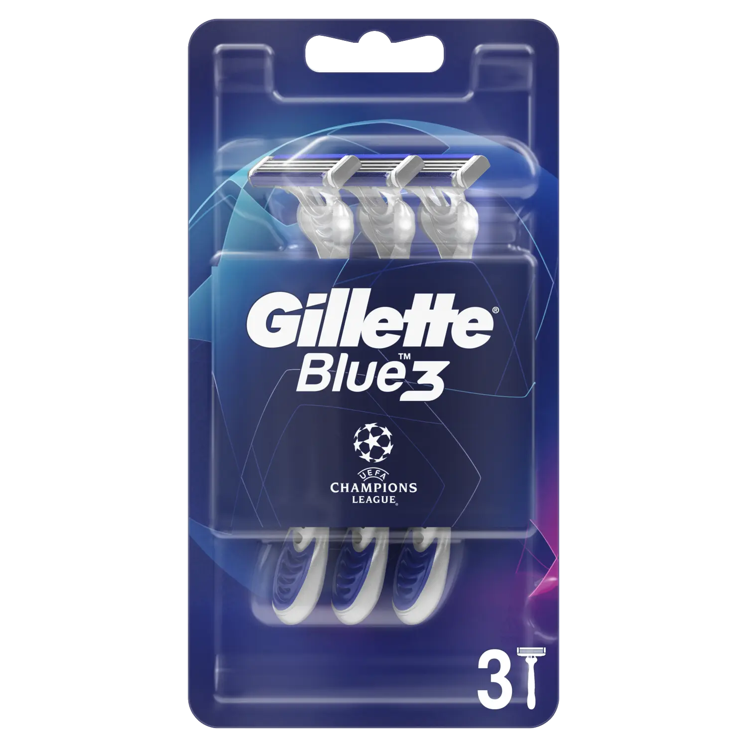 

Gillette Blue3 мужские бритвы, 3 шт/1 упаковка