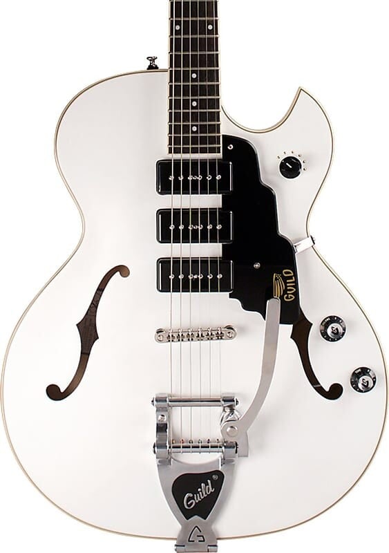 

Электрогитара Guild Starfire I Jet 90 Semi-Hollow Electric Guitar, Satin White