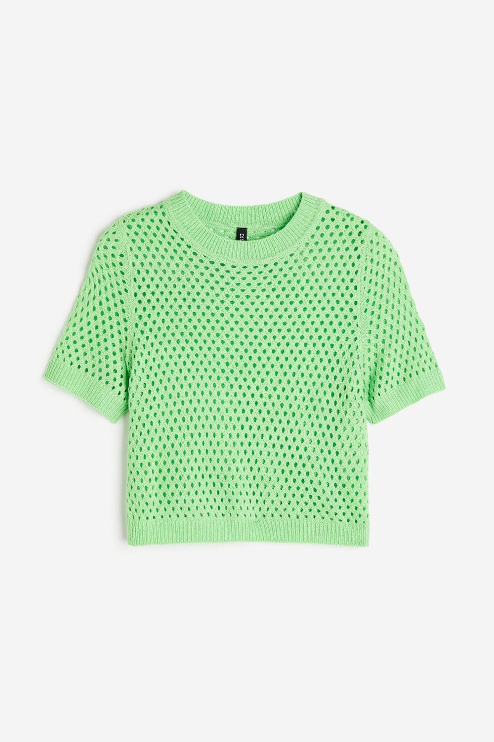 

Топ H&M Hole-knit, зелёный