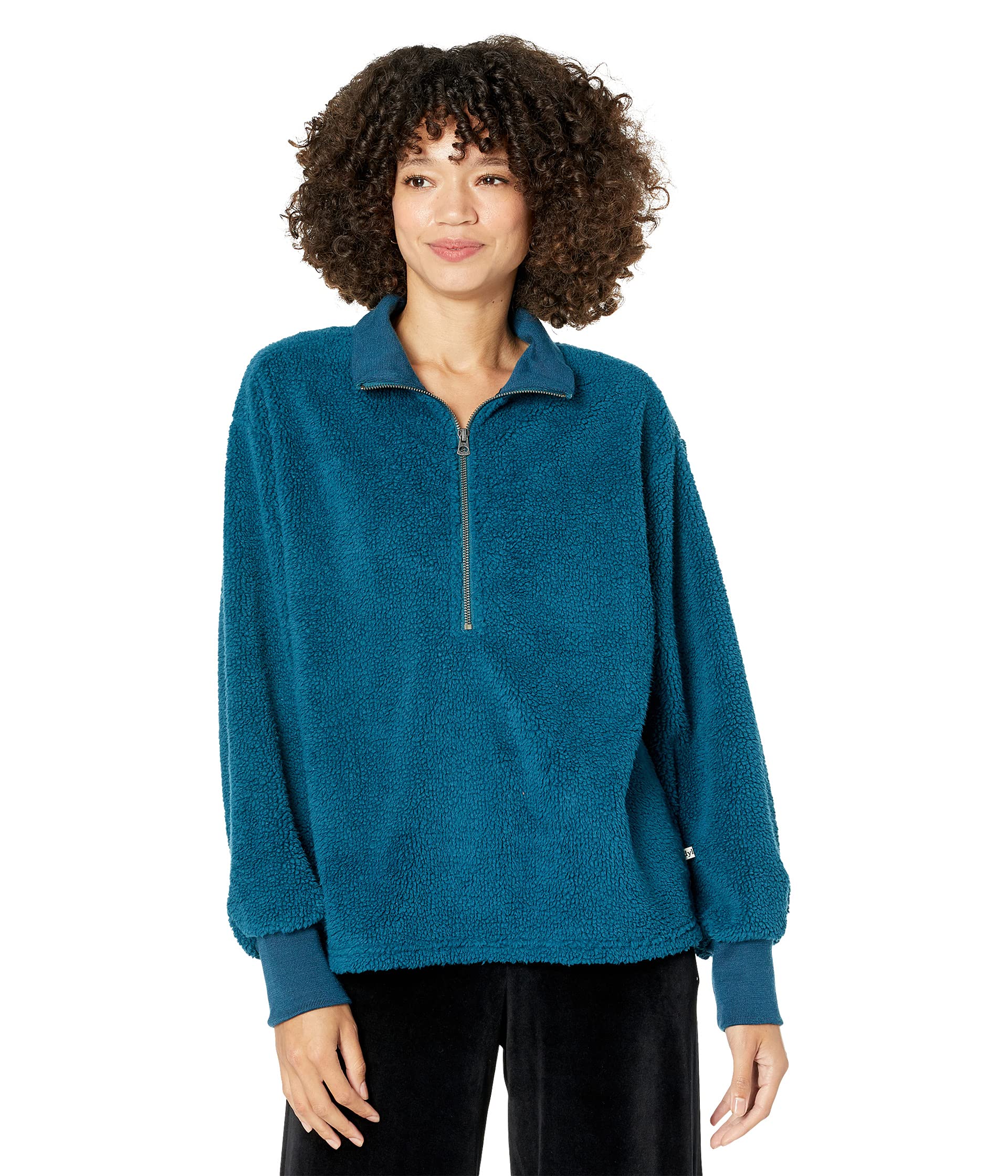Пуловер Dylan by True Grit, Sherpa Modern Zip Pullover Sweatshirt