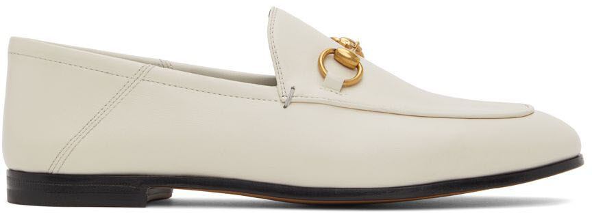

Кожаные лоферы Horsebit Off-White Gucci