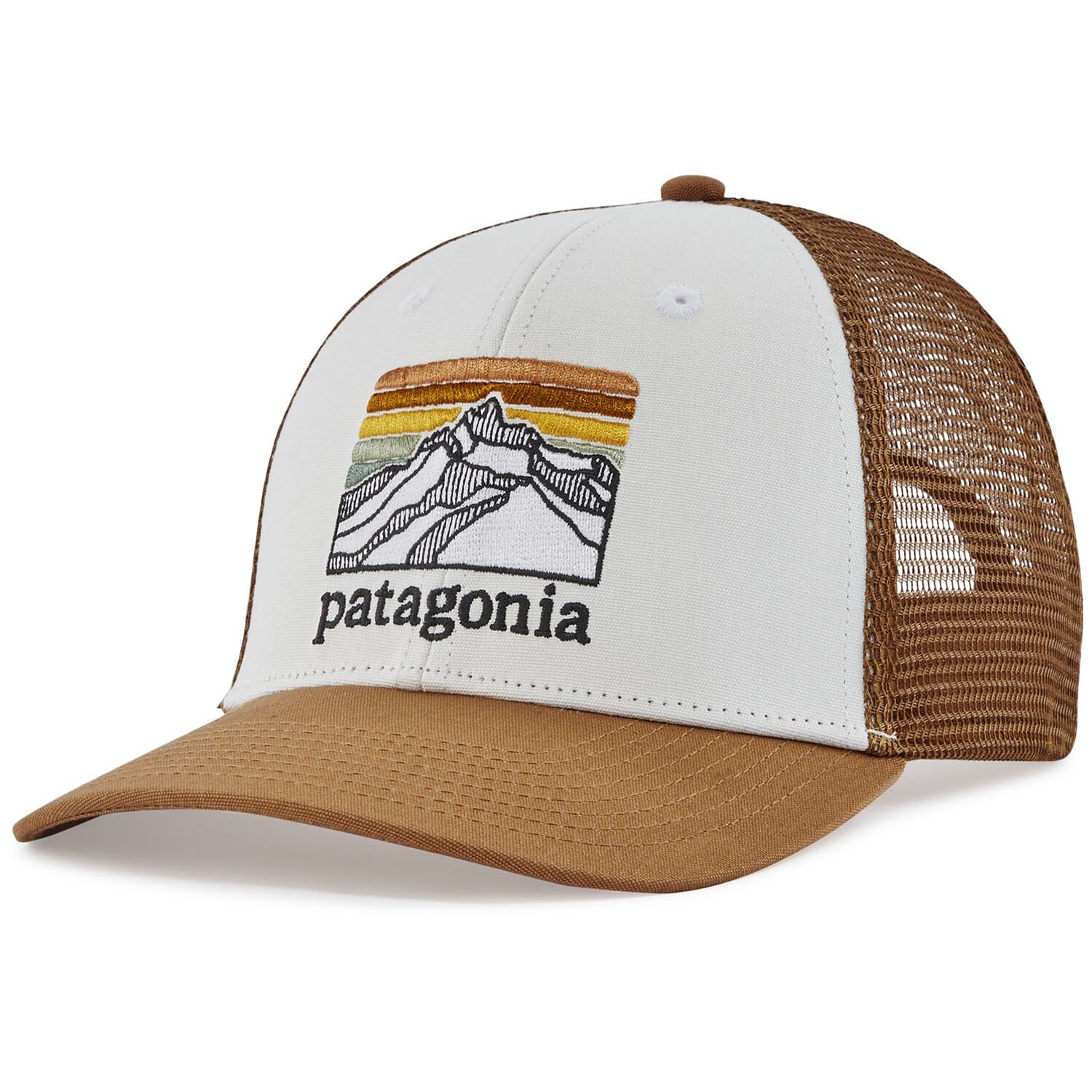 

Кепка Patagonia Line Logo Ridge LoPro Trucker, белый