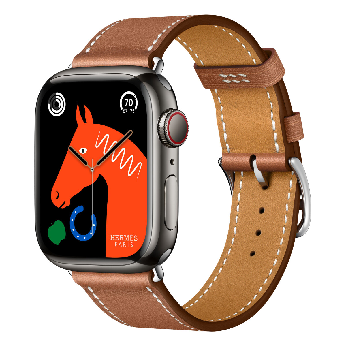 

Умные часы Apple Watch Series 8 Hermes (GPS + Cellular), 41мм, Space Black/Gold