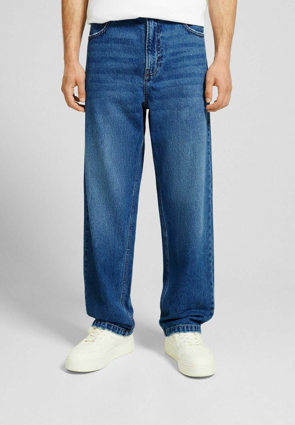 

Джинсы-сигареты Bershka, темно-синие