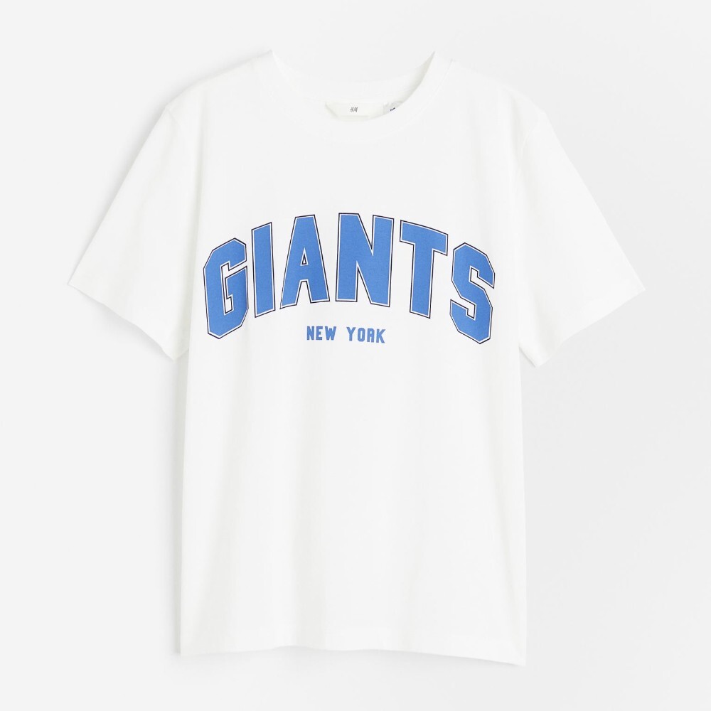 

Футболка H&M Motif NFL, белый