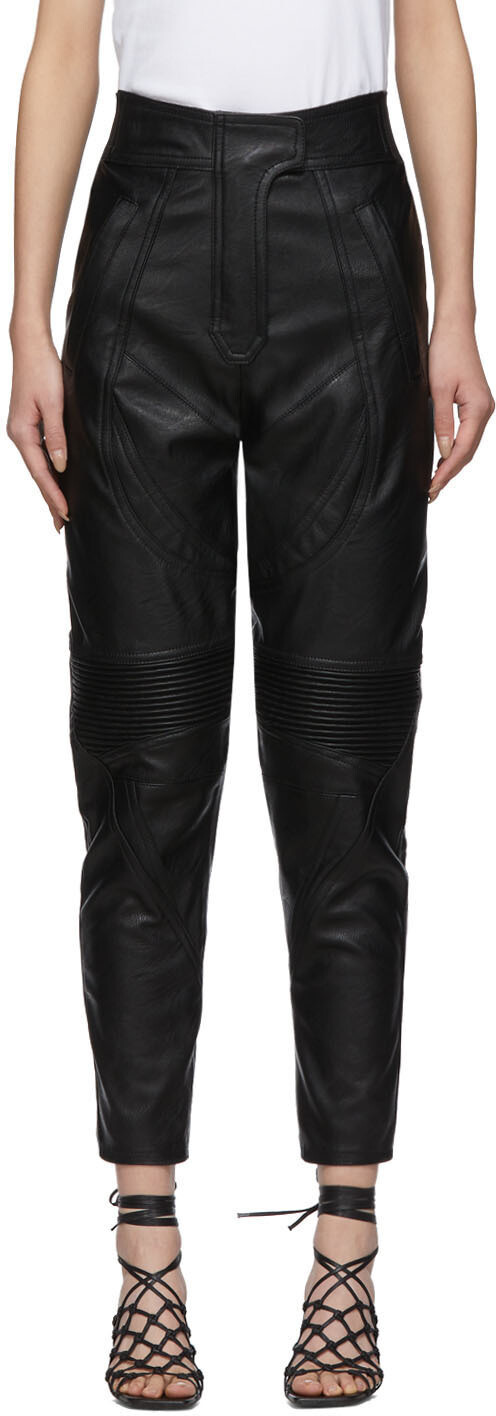 

Черные брюки из искусственной кожи Alter Stella McCartney